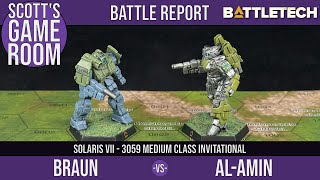 BattleTech Battle Report Braun vs AlAmin [upl. by Asillam270]