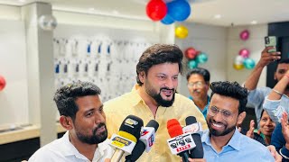 Ollywood superstar ANUBHAV MOHANTY  BANASHREE MOBILE 4TH STORE OPENING CAREMONY  BARAMUNDA [upl. by Souvaine]