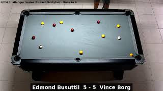 Edmond Busuttil vs Vince Borg  UPM Challenger Series 2  Last thirtytwo [upl. by Artur679]