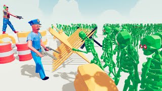 Zombie 100 Units vs Army Soldier  Totally Accurate Battle Simulator TABS [upl. by Okim691]