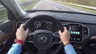 2019 VOLVO XC90 T5 top speed onboard POV HD [upl. by Ajdan58]