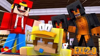 Minecraft EXE 20  DONUTEXE amp ROPOEXE MAKE BABY MAX THEIR NEXT VICTIM [upl. by Heisel]