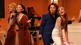 Ariana Grande Cracks Up SNL Team in Rehearsals for Viral Espresso Sketch [upl. by Dene]