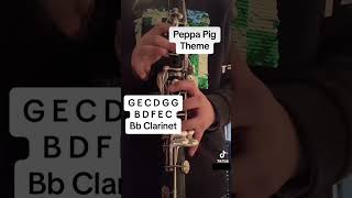 Learn How To Play The Peppa Pig Theme On Alto Sax And Bb Clarinet clarinet altosax [upl. by Odnolor]