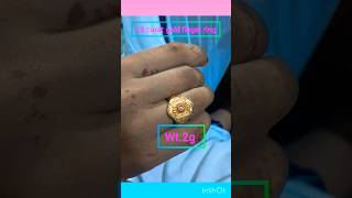 Gold finger ring design goldjewellerydesignsforwomen goldfingerringdesign ytshortsvideo [upl. by Nylarej]