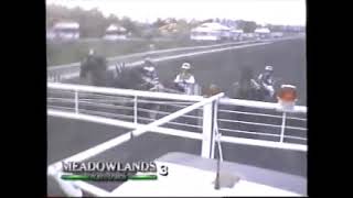 1998 Meadowlands FASTER BOOTS John Campbell Countess Adios 2YO Fillies Pace [upl. by Mar]