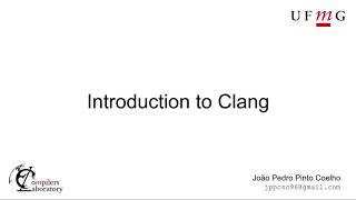 Introduction to Clang [upl. by Morna623]