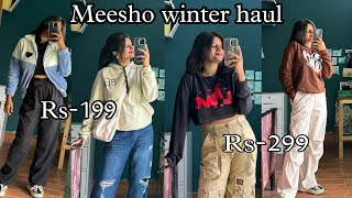 Meesho Winter wear haul•Hoodies sweatshirt amp jackets [upl. by Atnahsa]