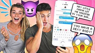 TEXT LYRIC PRANK ON GIRLFRIENDS MOM BAD IDEA [upl. by Giralda]