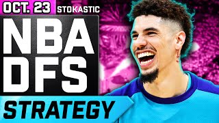 NBA DFS Strategy Wednesday 102324  DraftKings amp FanDuel NBA Lineup Picks [upl. by Dominus]