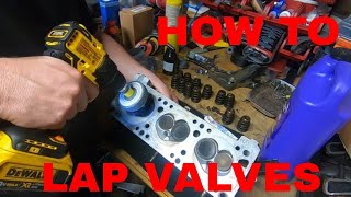 HOW TO LAP VALVES [upl. by Ahsuoj]