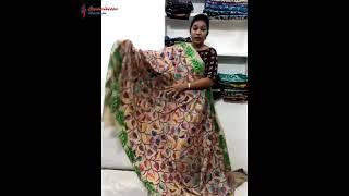 Kantha Stitch Sarees  Santiniketan Handlooms  Easy Return amp Refund Policy [upl. by Postman]