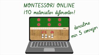 Materiales Montessori ONLINE y gratis [upl. by Lleruj]