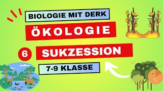 Ökologie  6  Sukzession  7  9 Klasse [upl. by Ennasil]