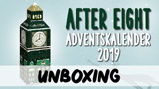 After Eight Adventskalender 2019 Inhalt UNBOXING [upl. by Remliw585]