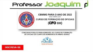 CORREÇÃO DA PROVA CFO BOMBEIROS MG 2021 QUESTÃO 12  FUNÇÃO DE 1o GRAU [upl. by Arzed]