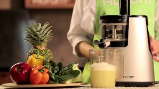 Hurom Slow Juicer  FAQ  Demonstration [upl. by Nilre]