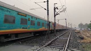 furirous twin tone honking kyn wap7 12859 Mumbai cst howrah gitanjali expressindianrailwas [upl. by Nylavad136]