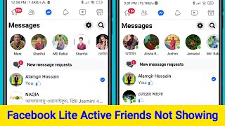 Facebook Lite Active Friends Not Showing  How to Fix Facebook Lite Online Friends Not Showing [upl. by Thanos362]