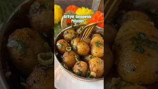 Gunpowder Potatoes in the Airfryer 30minuterecipes airfryerpotatoes indianrecipes diwalirecipe [upl. by Astrahan]