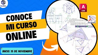 GEOMETRIA DESCRIPTIVA  CLASE GRATUITA  TRANSMISION 1 [upl. by Olgnaed]