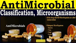 Classification of Microorganisms in Hindi  Antimicrobial Drugs [upl. by Aikmat]