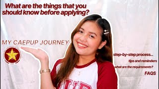 WHAT TO DO BEFORE APPLYING TO PUP MY CAEPUP JOURNEY  Iza Asiddao [upl. by Dazhahs]