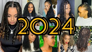 🔥💖 Hottest braids hairstyles for black women  Braids Hairstyles with curls  Braids Hairstyles [upl. by Philomena]