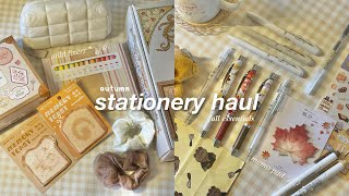 cozy stationery haul 🥐 ft stationerypal [upl. by Goldia]