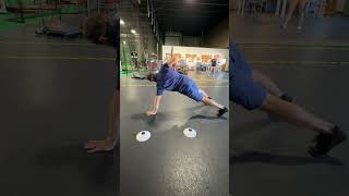 Single Arm Plank Turn with 2direction Reach Under Advanced Shoulder Instability Exercise [upl. by Redienhcs]