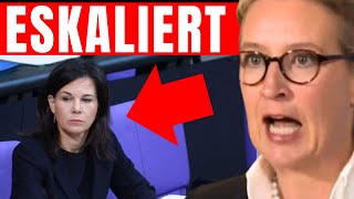 BAERBOCK FÄLLT SCHMINKE AUS GESICHT 💥 ALICE WEIDEL ZERLEGT AMPEL 💥 AFD REDE JAGT GERADE ALLE REKORDE [upl. by Alliscirp791]