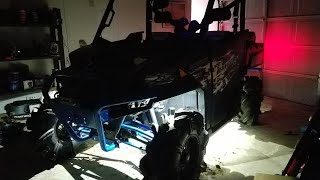 Polaris Ranger Rock Light Install [upl. by Diver]