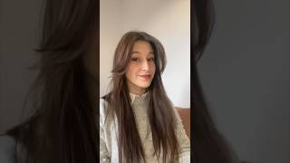 COMMENT COIFFER SA FRANGE RIDEAU  💇🏻‍♀️ asmrvideo coifferfrangerideau asmr hairasmr [upl. by Audi]