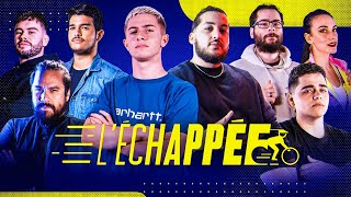 30KM DE COURSE À VÉLO ENTRE 8 STREAMERS  LÉchappée [upl. by Ayaros524]