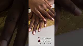 We repair your damaged nail nailart coimbatore nails nailtech bride [upl. by Eedyaj]