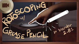 Rotoscoping with GREASE PENCIL in Blender 281 LIVESTREAM [upl. by Felicle]