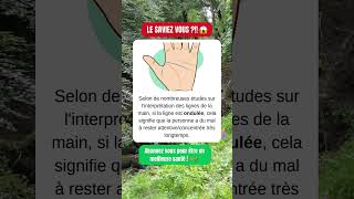 Comment interpréter les lignes de votre main  😱 Abonnez pour plus de hacks sur votre santé 🌿💚santé [upl. by Haney]