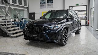 2022 BMW X5 M Competition Carbonschwarz Metallic Exterior and Interior in detail [upl. by Kannry]