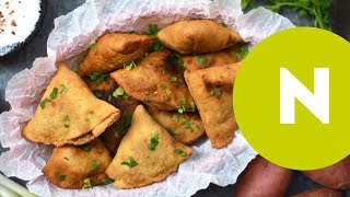 Fűszereshúsos samosa sörrel recept  Nosalty [upl. by Ecnerrot]