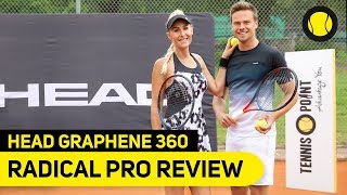 HEAD Graphene 360 Radical PRO  Racket Review  TennisPoint [upl. by Imelda808]