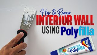 How to Repair Interior Walls Using Polyfilla [upl. by Dupin]