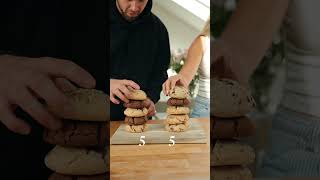 Cookie race stacking competition [upl. by Akapol]