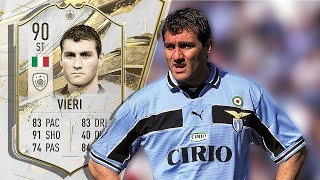 90 PRIME ICON VIERI PLAYER REVIEW FIFA 23 [upl. by Nawotna]