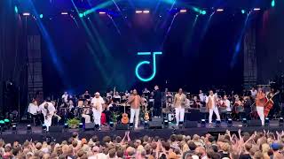 Feels Good Live in Estonia  Take 6 amp Jacob Collier orch by Andrew Kesler [upl. by Ahsinel]