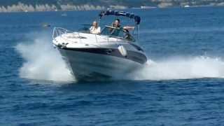 Crownline 250 Cr motor boat test with Mercruiser Mag 350  B3 May 2012 by Jadran Furlan [upl. by Anoniw]