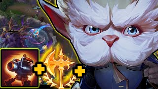 Conqueror Heimerdinger Toplane CUTS DOWN the competition 📈 [upl. by Asirrom398]