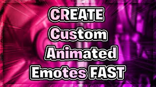 Make Custom Animated Emotes FREE And FAST For Twitch  Youtube [upl. by Pimbley750]