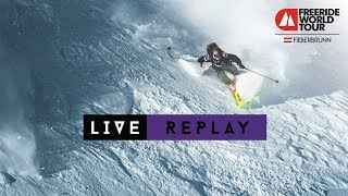 LIVE WEBCAST  Freeride World Tour Fieberbrunn Austria 2019 [upl. by Bartlett]