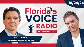 Floridas Voice in Fort Myers w Gov DeSantis and more  FLV Radio [upl. by Arbmahs]