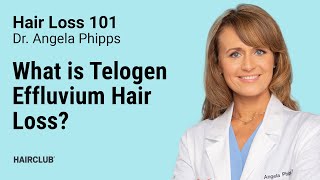 What is Telogen Effluvium hair loss  Presented by Dr Angela Phipps [upl. by Shandee538]